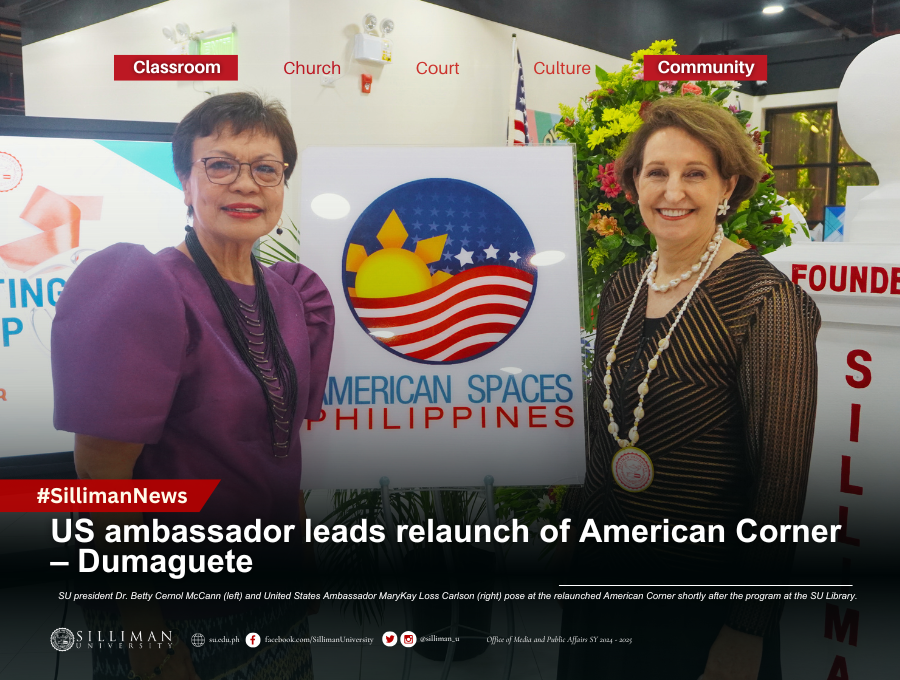 US ambassador leads relaunch of American Corner – Dumaguete US ambassador leads relaunch of American Corner – Dumaguete