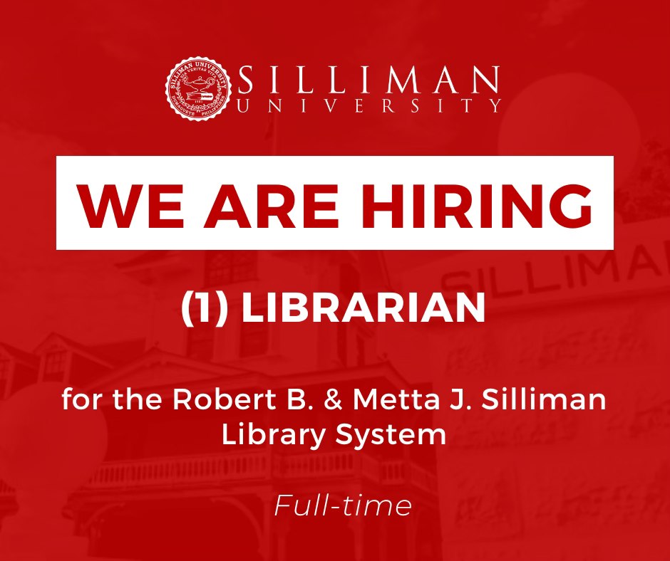 The Robert B. and Metta J. Silliman Library System is looking for one licensed librarian
