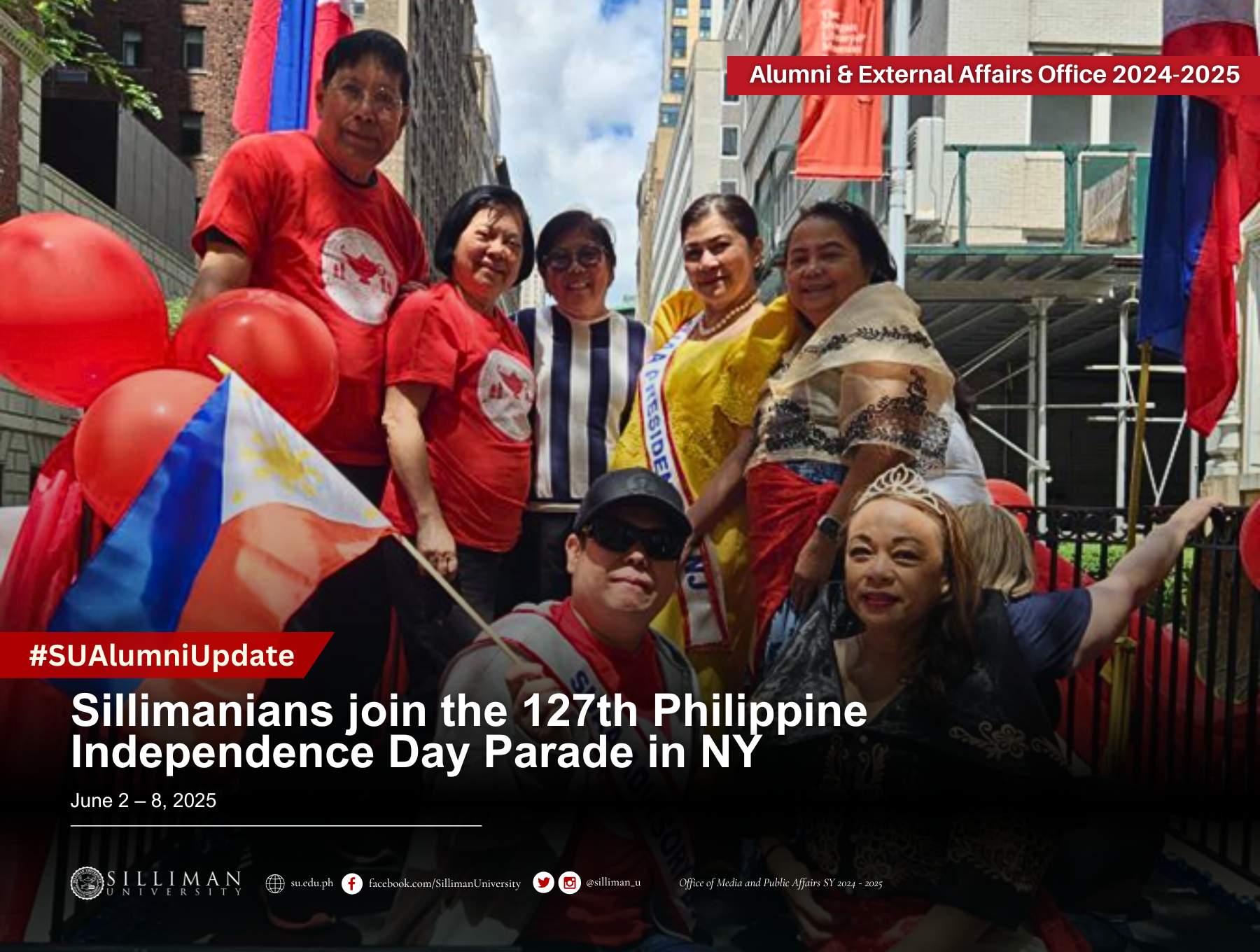 Sillimanians join the 127th Philippine Independence Day Parade in NY Sillimanians join the 127th Philippine Independence Day Parade in NY