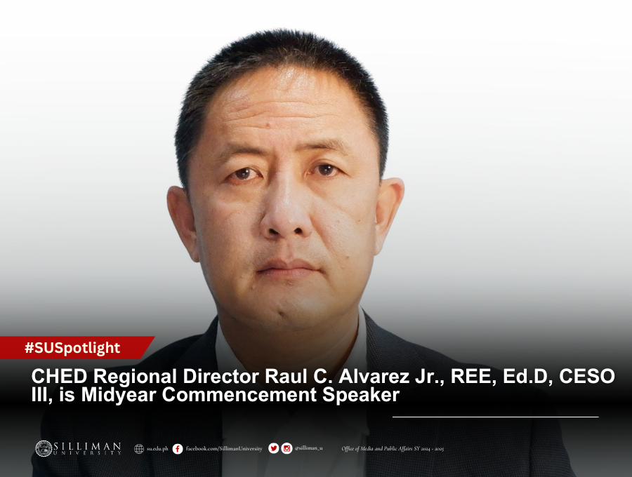 CHED Regional Director Raul C. Alvarez Jr., REE, Ed.D, CESO III, is Midyear Commencement Speaker CHED Regional Director Raul C. Alvarez Jr., REE, Ed.D, CESO III, is Midyear Commencement Speaker