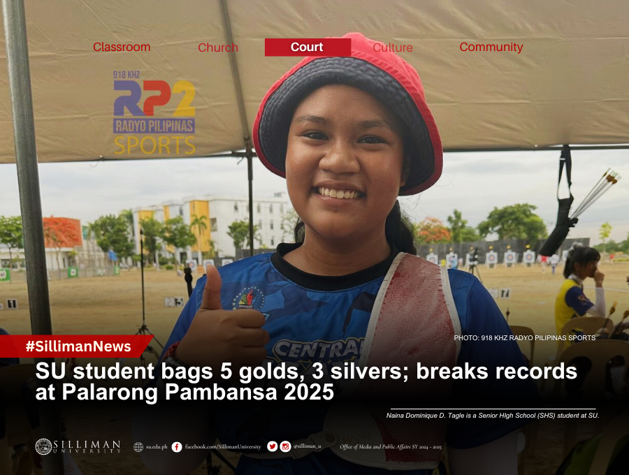 SU student bags 5 golds, 3 silvers; breaks records at Palarong Pambansa 2025 SU student bags 5 golds, 3 silvers; breaks records at Palarong Pambansa 2025