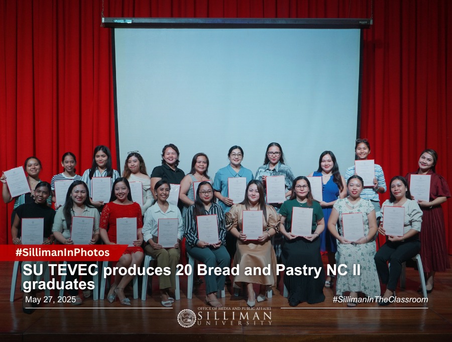 SU TEVEC produces 20 Bread and Pastry NC Il graduates SU TEVEC produces 20 Bread and Pastry NC Il graduates