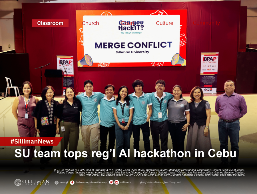 SU team tops reg’l AI hackathon in Cebu SU team tops reg’l AI hackathon in Cebu
