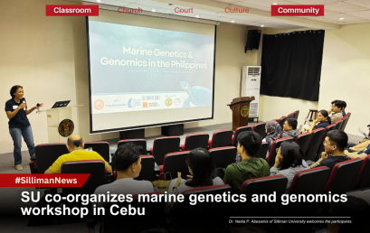 SU co-organizes marine genetics and genomics workshop in Cebu