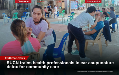 SUCN trains health professionals in ear acupuncture detox for community care
