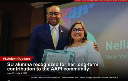 SU alumna recognized for her long-term contribution to the AAPI community
