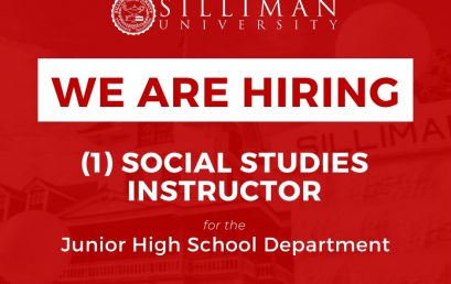 SU Junior High School Department is hiring a full-time Social Studies Instructor