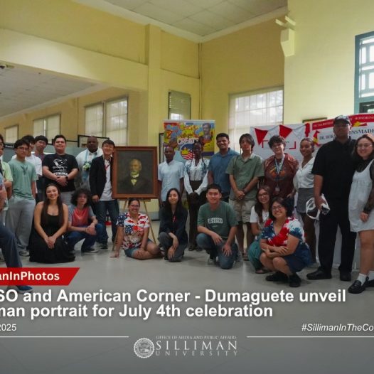 SU ISO and American Corner – Dumaguete unveil Silliman portrait for July 4th celebration
