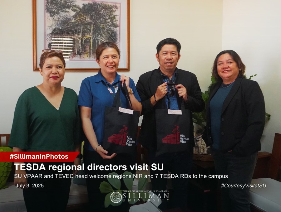 TESDA regional directors visit SU TESDA regional directors visit SU