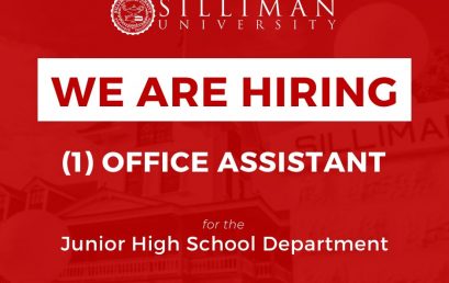 SU Junior High School Department is hiring a full-time office assistant