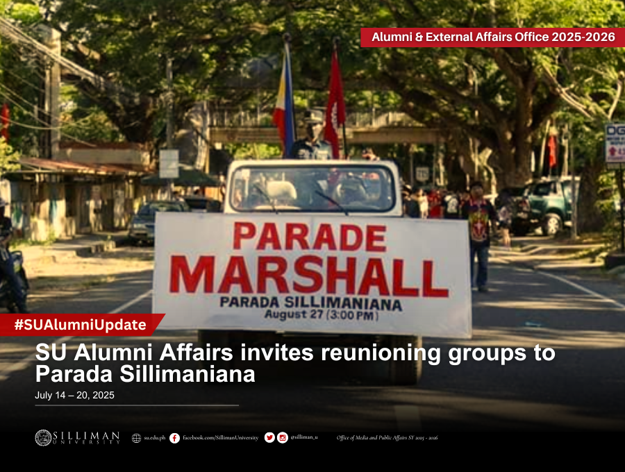 SU Alumni Affairs invites reunioning groups to Parada Sillimaniana SU Alumni Affairs invites reunioning groups to Parada Sillimaniana