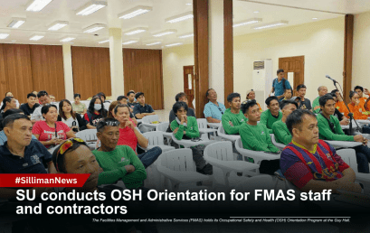 SU conducts OSH Orientation for FMAS staff and contractors