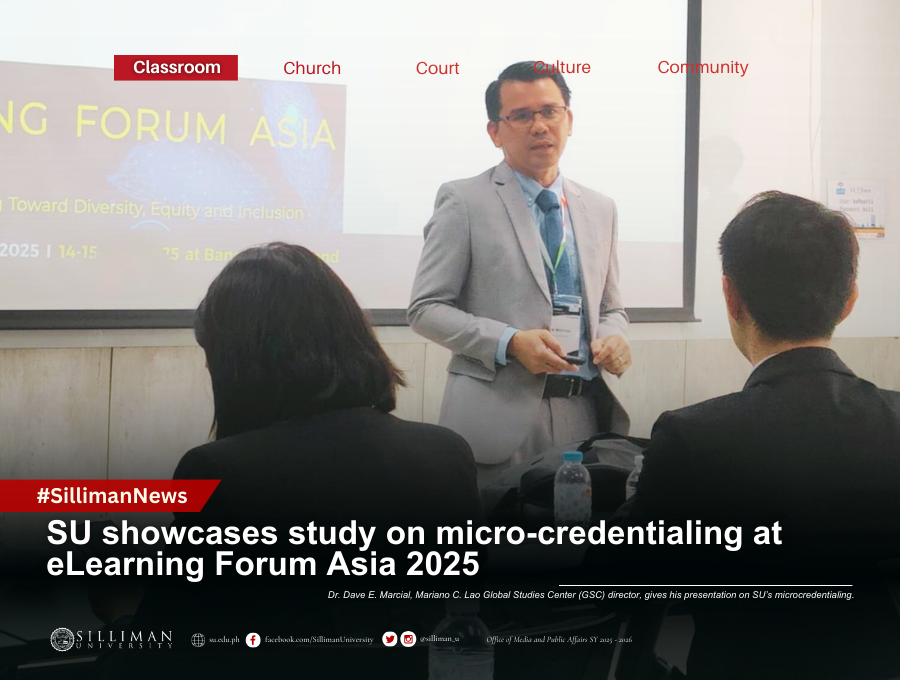 SU showcases study on micro-credentialing at eLearning Forum Asia 2025 SU showcases study on micro-credentialing at eLearning Forum Asia 2025