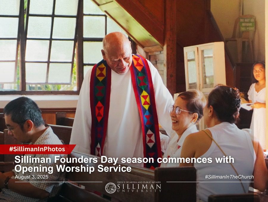 Silliman Founders Day season commences with Opening Worship Service Silliman Founders Day season commences with Opening Worship Service