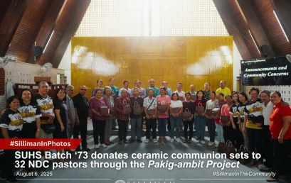 SUHS Batch ’73 donates ceramic communion sets to 32 NDC pastors through the Pakig-ambit Project