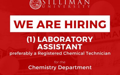 College of Arts and Sciences (CAS) – Chemistry Department is hiring a full-time Laboratory Assistant