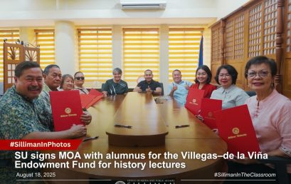 SU signs MOA with alumnus for Villegas-de la Viña Endowment Fund for history lectures