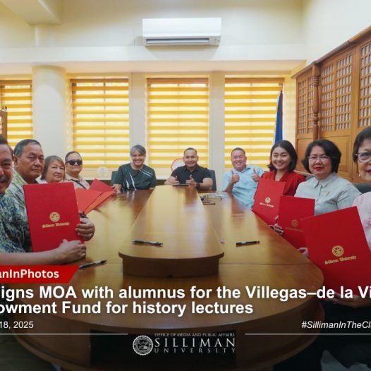 SU signs MOA with alumnus for Villegas-de la Viña Endowment Fund for history lectures