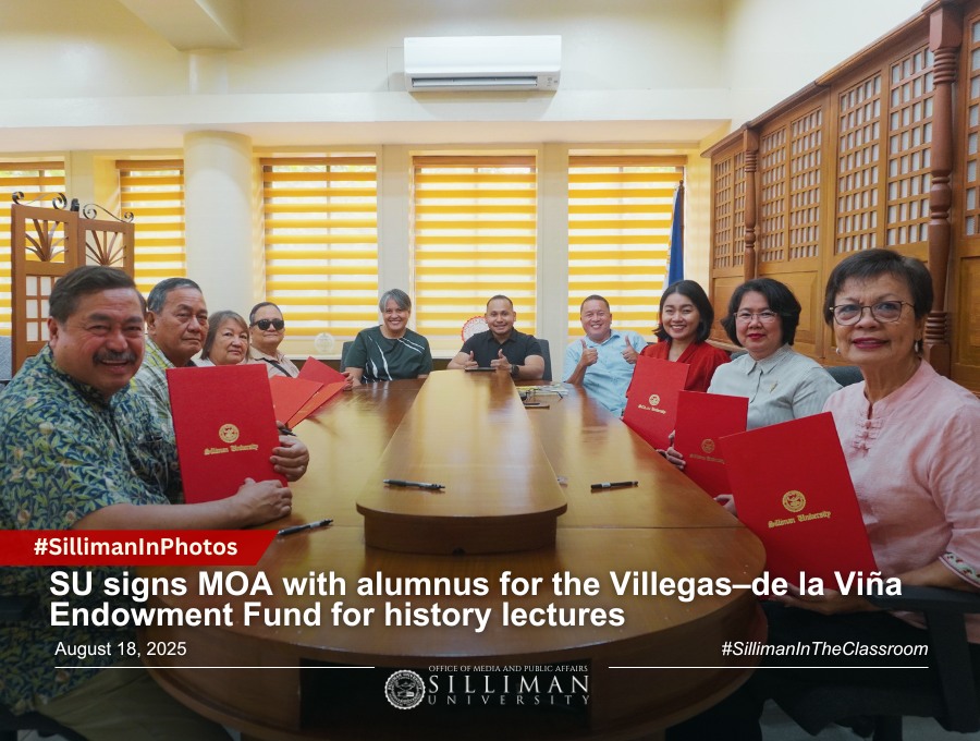 SU signs MOA with alumnus for Villegas-de la Viña Endowment Fund for history lectures SU signs MOA with alumnus for Villegas-de la Viña Endowment Fund for history lectures