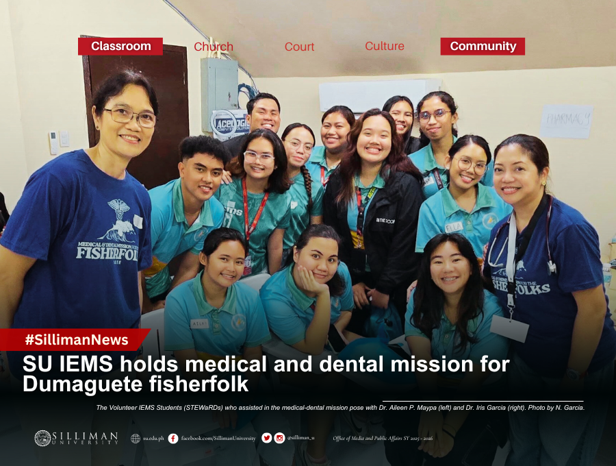 SU IEMS holds medical and dental mission for Dumaguete fisherfolk