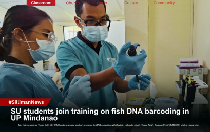 SU students join training on fish DNA barcoding in UP Mindanao