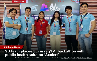 SU team places 5th in reg’l AI hackathon with public health solution ‘Axolert’