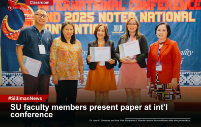 SU faculty members present paper at int’l conference