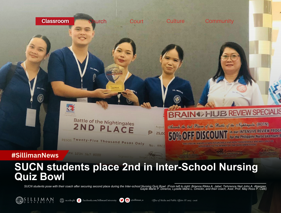 SUCN students place 2nd in Inter-School Nursing Quiz Bowl