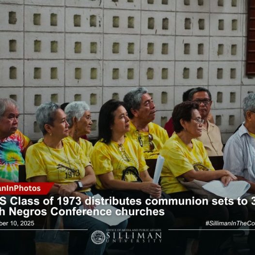 SUHS class of 1973 distributes communion sets to 34 North Negros Conference churches