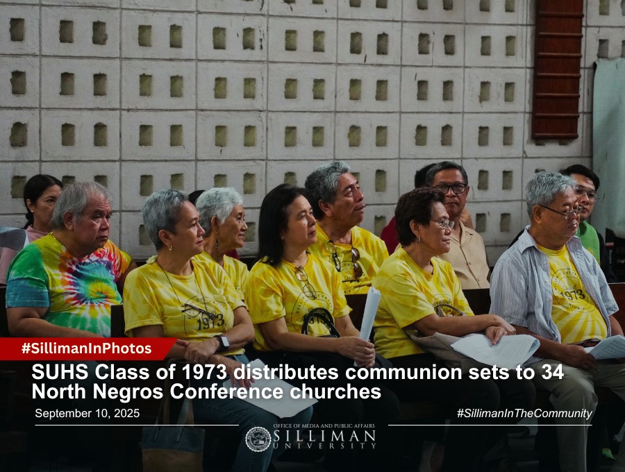 SUHS class of 1973 distributes communion sets to 34 North Negros Conference churches SUHS class of 1973 distributes communion sets to 34 North Negros Conference churches