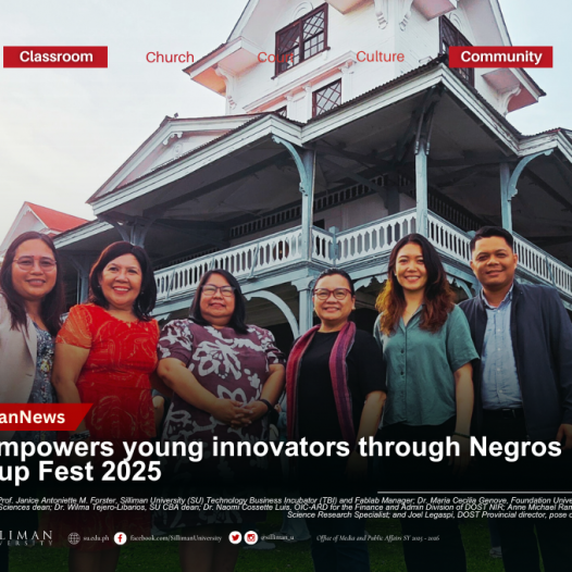 SU empowers young innovators through Negros Startup Fest 2025