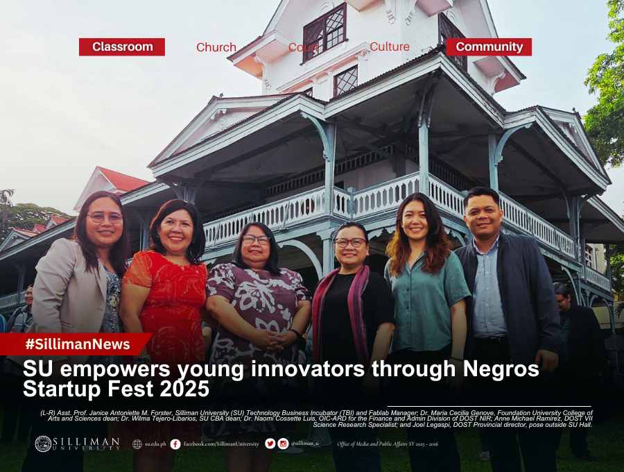 SU empowers young innovators through Negros Startup Fest 2025