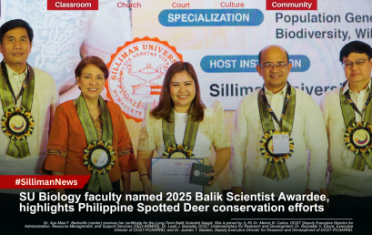 SU Biology faculty named 2025 Balik Scientist Awardee, highlights Philippine Spotted Deer conservation efforts SU Biology faculty named 2025 Balik Scientist Awardee, highlights Philippine Spotted Deer conservation efforts