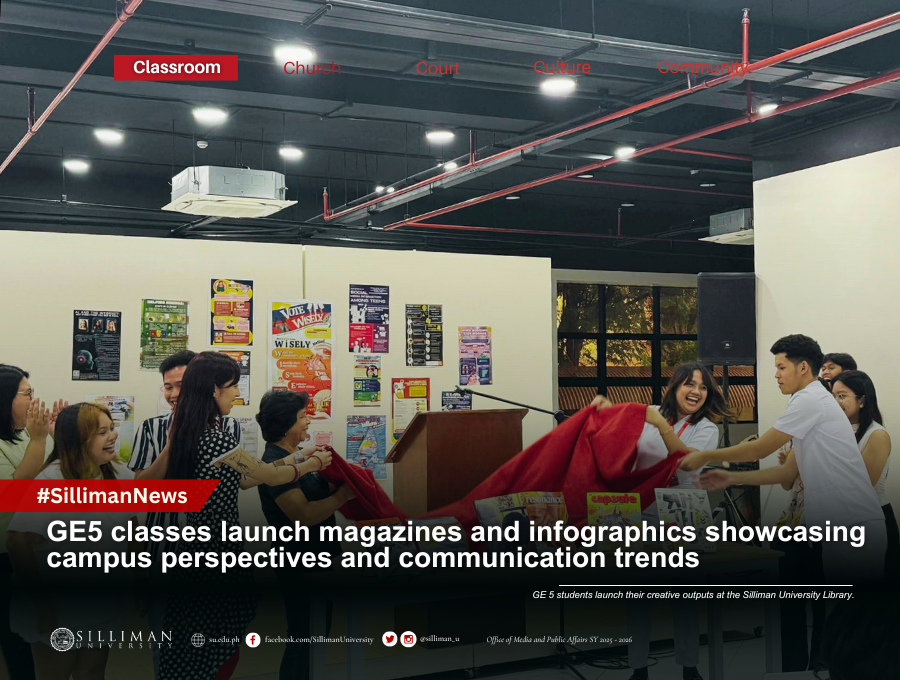 GE5 classes launch magazines and infographics showcasing campus perspectives and communication trends