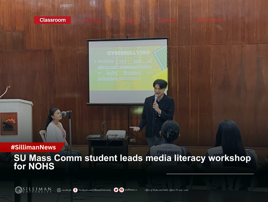 SU Mass Comm student leads media literacy workshop for NOHS