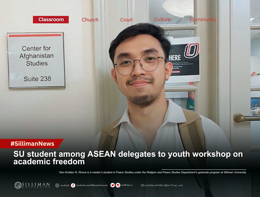 SU student among ASEAN delegates to youth workshop on academic freedom SU student among ASEAN delegates to youth workshop on academic freedom