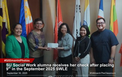 SU Social Work alumna receives her check after placing 9th in the September  2025 SWLE SU Social Work alumna receives her check after placing 9th in the September  2025 SWLE