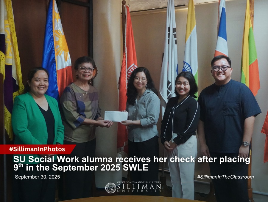 SU Social Work alumna receives her check after placing 9th in the September  2025 SWLE SU Social Work alumna receives her check after placing 9th in the September  2025 SWLE