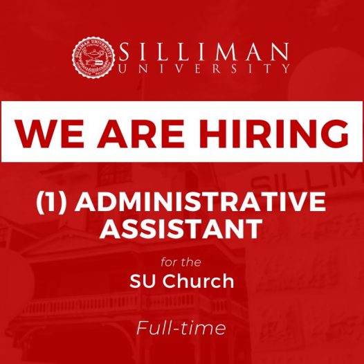 Silliman University Church is hiring a full-time administrative assistant Silliman University Church is hiring a full-time administrative assistant