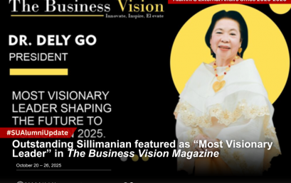 Outstanding Sillimanian featured as “Most Visionary Leader” in The Business Vision Magazine