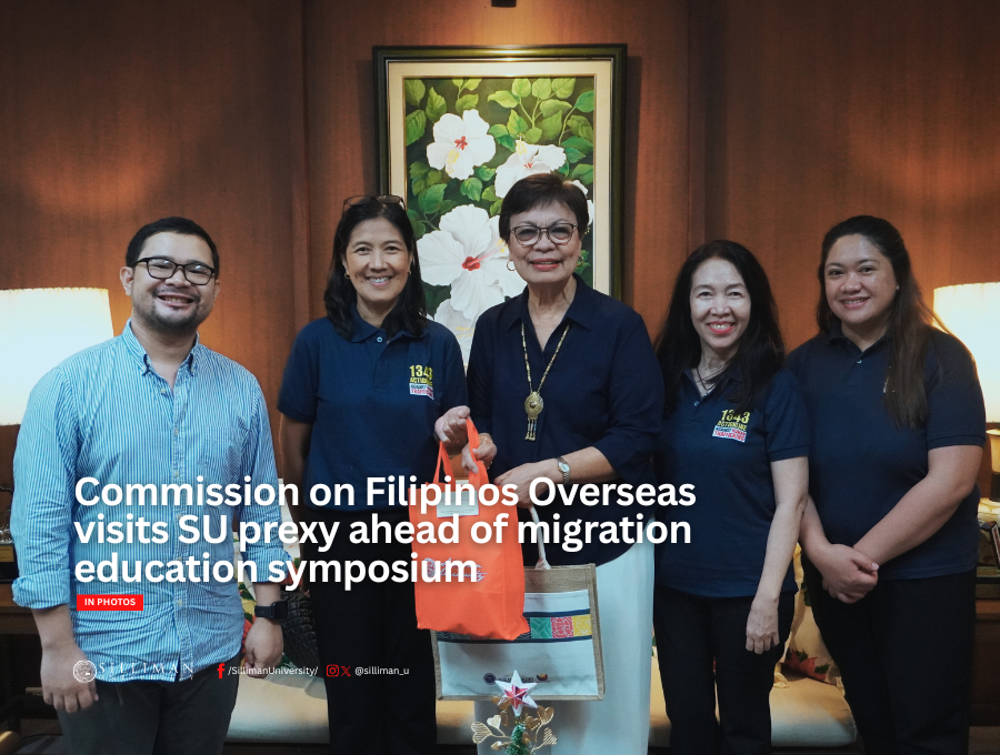 Commission on Filipinos Overseas visits SU prexy ahead of migration education symposium