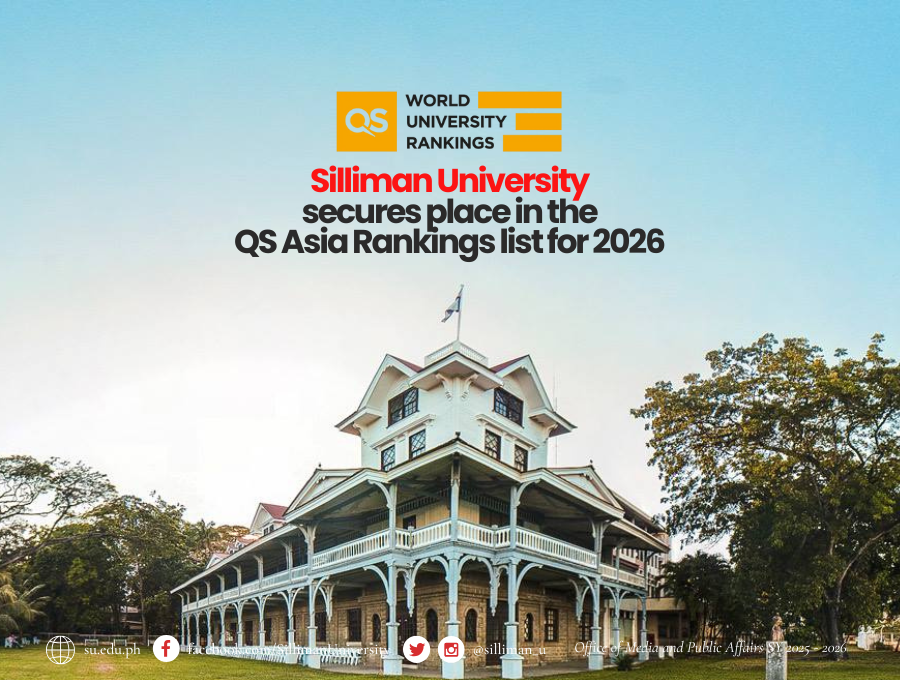 Silliman University secures place in the QS Asia Rankings list for 2026 Silliman University secures place in the QS Asia Rankings list for 2026