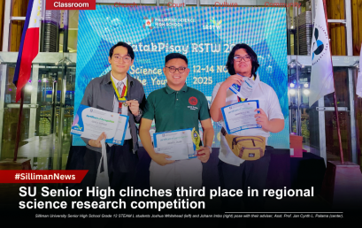 SU Senior High clinches third place in regional science research competition