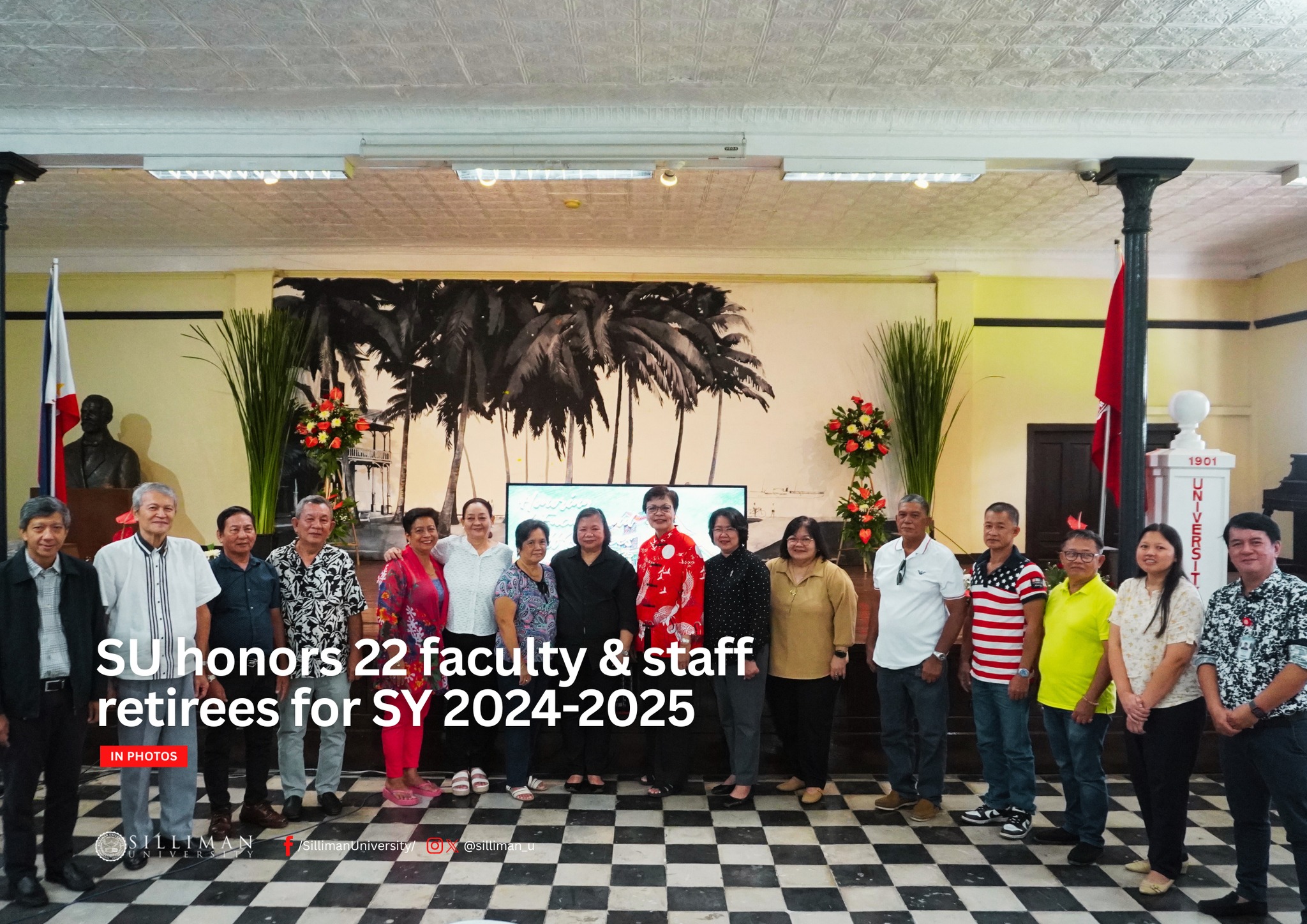 SU honors 22 faculty & staff retirees for SY 2024-2025