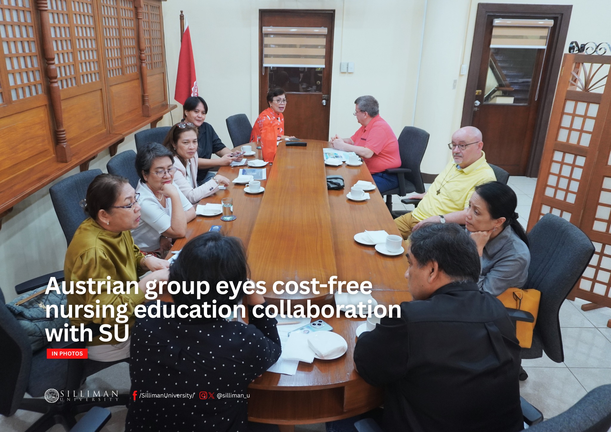 Austrian group eyes cost-free nursing education collaboration with SU