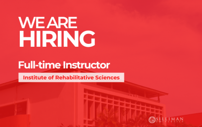 SU Institute of Rehabilitative Sciences (IRS) is hiring a full-time instructor