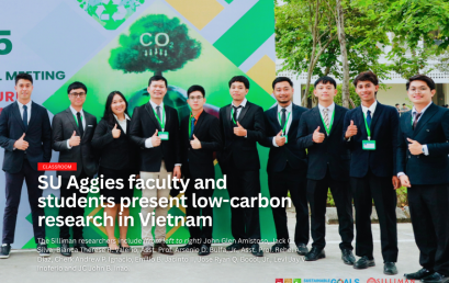 SU Aggies faculty and students present low-carbon research in Vietnam
