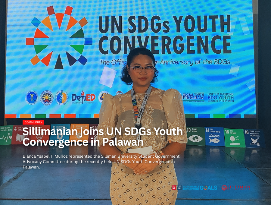 Sillimanian joins UN SDGs Youth Convergence in Palawan Sillimanian joins UN SDGs Youth Convergence in Palawan