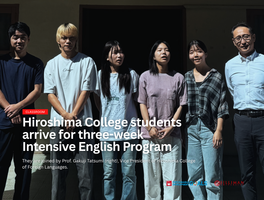 Hiroshima College students arrive for three-week Intensive English Program