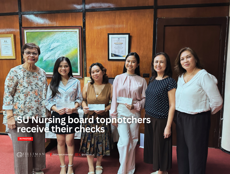 SU Nursing board topnotchers receive their checks